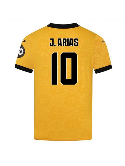 Moški Nogometna dresi replika Wolves Jhon Arias #10 Domači 2025-26 Kratek rokav Moški Nogometna dresi replika Wolves Jhon Arias #10 Domači 2025-26 Kratek rokav